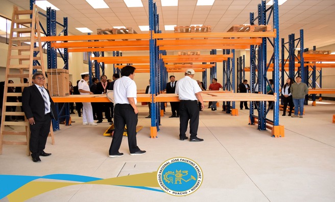 La Universidad Nacional José Faustino Sánchez Carrión inauguró su nuevo almacén central.