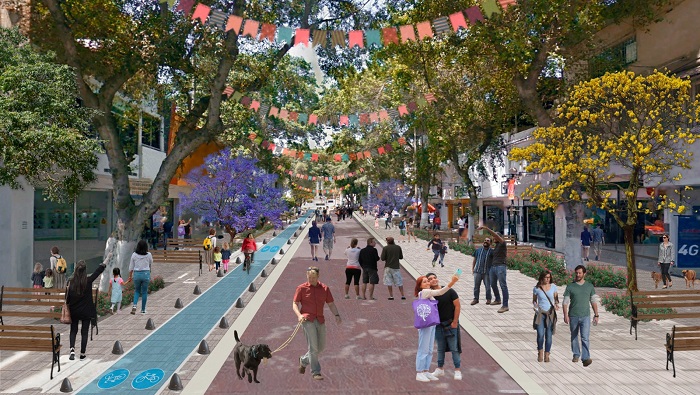 Reconstrucción del centro