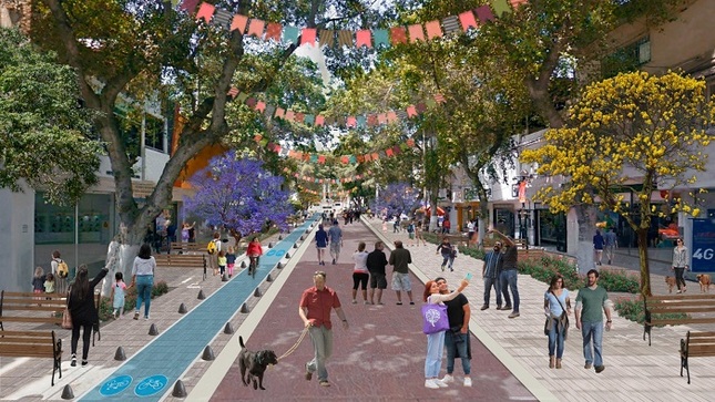 Reconstrucción del centro 