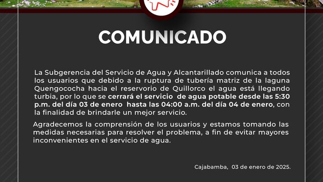 Comunicado