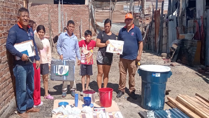 Entrega de ayuda