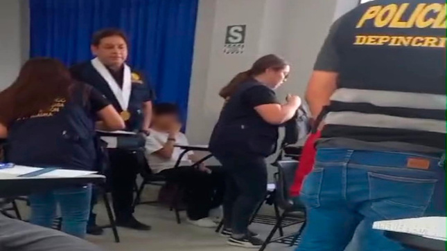 En una acción entre el Ministerio Público y la UNJFSC, se logró la intervención del docente Jesús Estupiñán Nicho, denunciado por una estudiante por el presunto delito de acoso sexual.