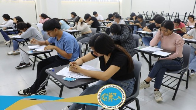 La Universidad Nacional José Faustino Sánchez Carrión llevó a cabo su Examen de Admisión modalidad Ordinario 2025-I en un ambiente de total normalidad.