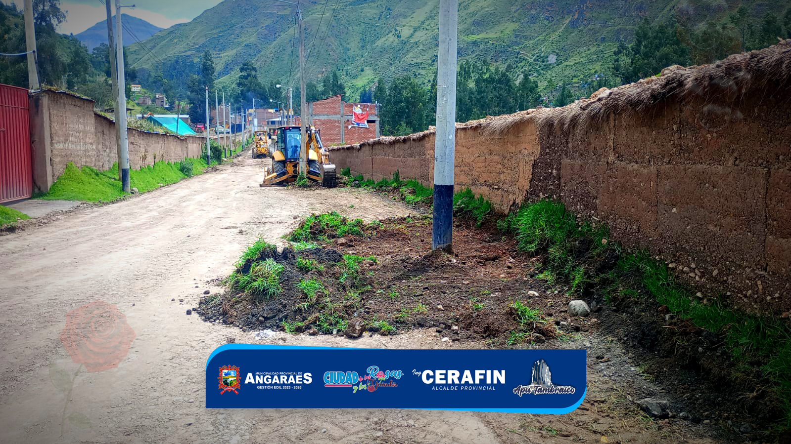 🔵La Subgerencia de Equipo y Maquinaria de la Municipalidad Provincial de Angaraes viene realizando el mantenimiento rutinario de la Av. Centenario del barrio Santa Rosa, priorizando aquellos puntos que requieren una urgente intervención.
🔵Los trabajos consisten en escarificado, eliminación de desmontes, afirmado y compactación, con la intervención de una motoniveladora, volquetes, rodillo y retroexcavadora.
🔵Dichos trabajos se vienen realizando con la finalidad de tener las calles en buenas condiciones para los transportistas y peatones; y mejorando así la calidad y condiciones de vida de las familias del barrio Santa Rosa.