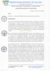 Vista preliminar de documento RESOLUCION DE ALCALDIA Nº001-2025-A/MDC