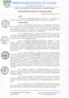 Vista preliminar de documento RESOLUCION DE ALCALDIA Nº002-2025-A/MDC