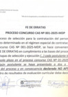 Vista preliminar de documento fe de erratas cas 001-2025-mdp