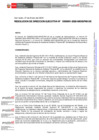 Vista preliminar de documento Resolución Directoral Ejecutiva