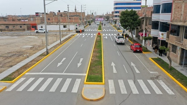 En el 2024 se culminaron 103 obras de pistas y veredas financiadas a través del Ministerio de Vivienda