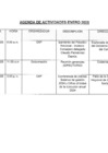 Vista preliminar de documento Actividades Oficiales - 06 de enero del 2025