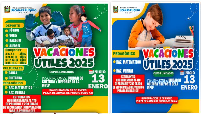 Vacaciones Útiles 2025