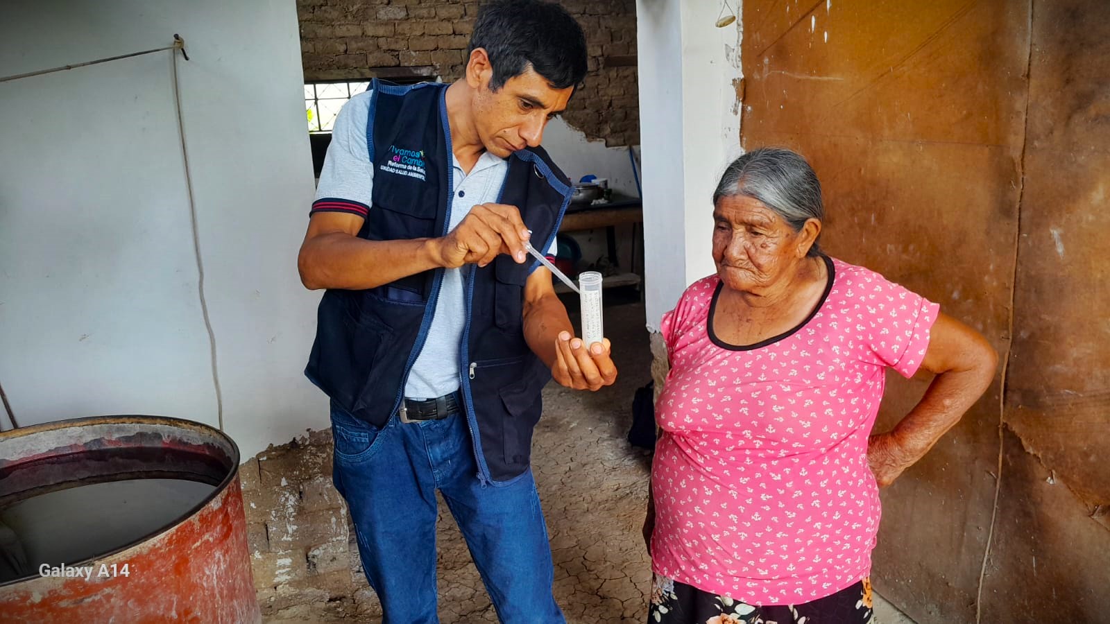 Vigilancia entomológica en Bagua Grande