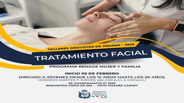 🗓 Inicio: 03 de febrero
👩‍🎓 Dirigido a: Jóvenes de 12 a 20 años
⏰ Horarios: Martes y Jueves, de 2:00 p.m. a 4:00 p.m.
📍 Ubicación: Jr. Chanchamayo N° 1020
📝 Requisitos: Copia de DNI y foto tamaño carnét.
¡No te pierdas la oportunidad de aprender y embellecerte! ¡Te esperamos con entusiasmo! 💆‍♀️❤️