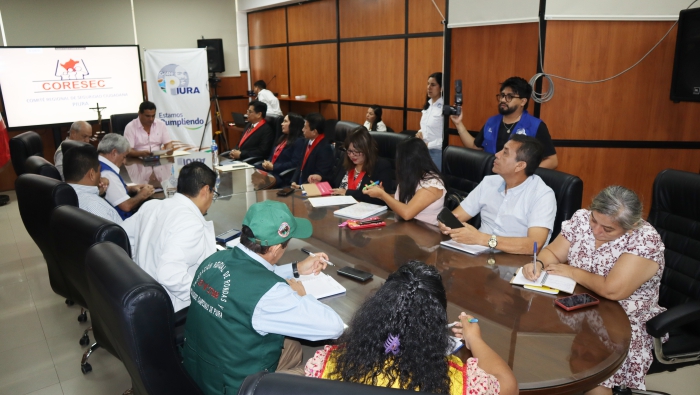 Presidente de la Corte Superior de Piura se integra al Comité Regional de Seguridad Ciudadana de Piura