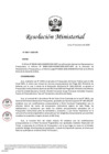 Vista preliminar de documento RM N° 00011-2025-DE (Formalizar las modificaciones presupuestarias efectuadas en el Nivel Funcional Programático)