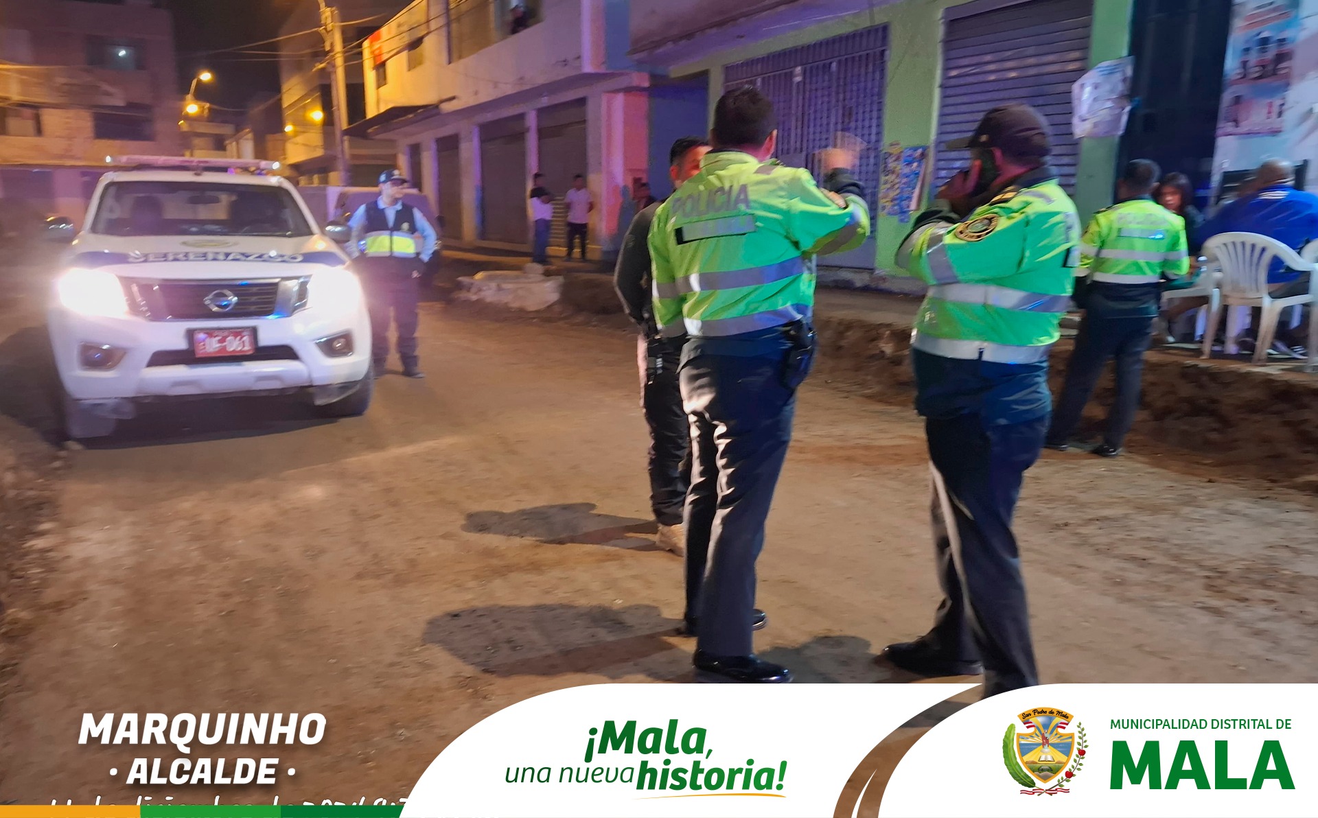En un esfuerzo por garantizar el orden y la tranquilidad en nuestras calles, la Subgerencia de Seguridad Ciudadana, en coordinación con la Policía Nacional del Perú (PNP), realizó un operativo exitoso en puntos críticos del distrito. Durante la intervención, se identificó y retuvo a tres personas de nacionalidad venezolana que ejercían el comercio sexual en áreas públicas como la Calle Marchand, Los Paltos, la Plaza Artadi y el Jr. Real.
Estas acciones tienen como objetivo recuperar espacios públicos para la comunidad, prevenir situaciones de riesgo y reforzar la seguridad de nuestros vecinos. Seguiremos trabajando de manera articulada para promover un entorno seguro y ordenado para todos.
👁️🗨️ Tu colaboración es clave: Si tienes información sobre actividades sospechosas, comunícate al 📞 #946 850 835 - #946 855 065.
¡Juntos construimos un distrito más seguro! 🛡️
#𝙈𝙖𝙡𝙖, 𝙪𝙣𝙖 𝙣𝙪𝙚𝙫𝙖 𝙝𝙞𝙨𝙩𝙤𝙧𝙞𝙖 🌄