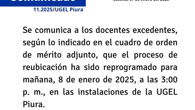 Comunicado