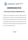 Vista preliminar de documento COMUNICADO N° 002-2025-Cronograma Actualizado