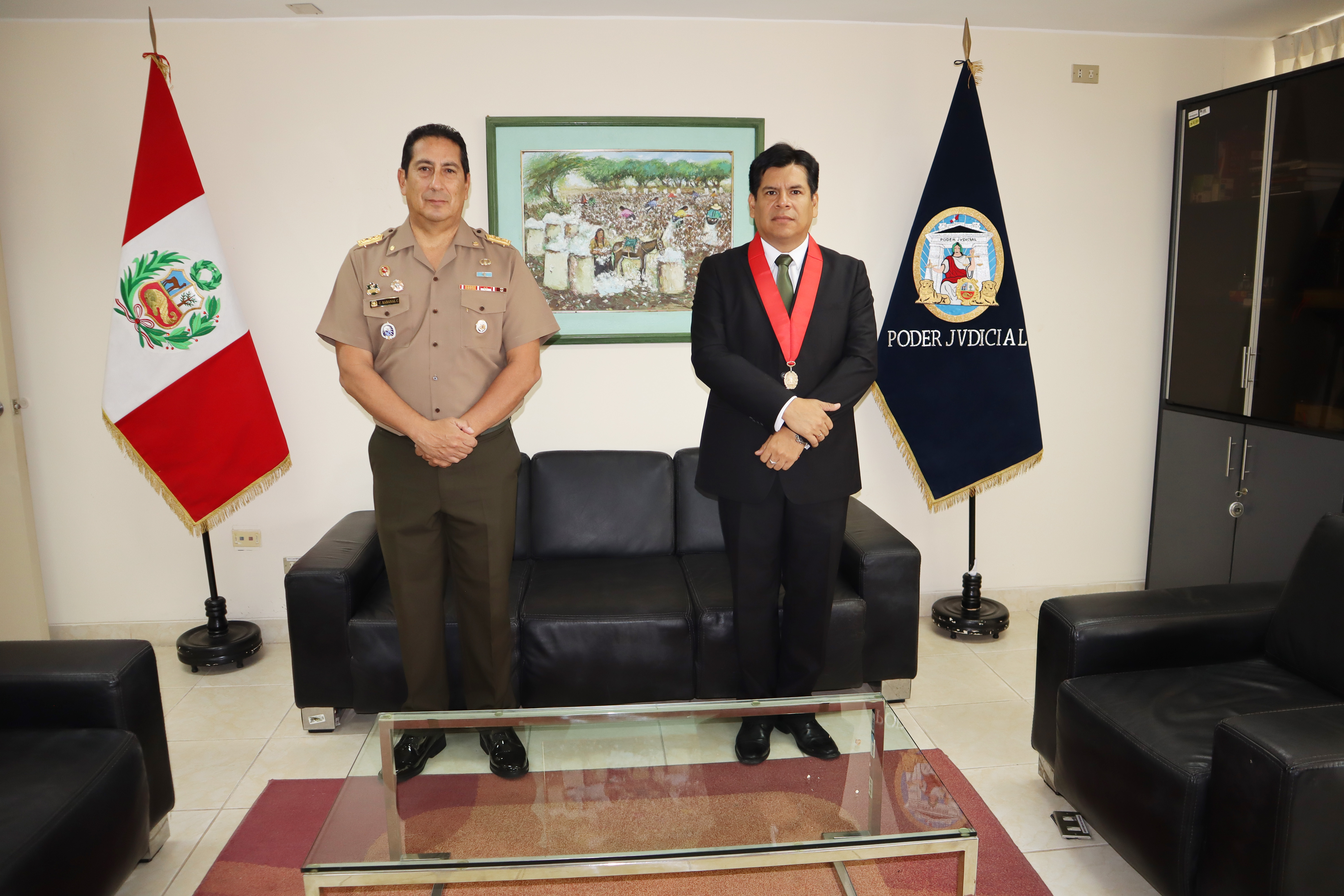 Corte Superior de Piura, Ejército y Fuerza Aérea fortalecen relaciones institucionales
