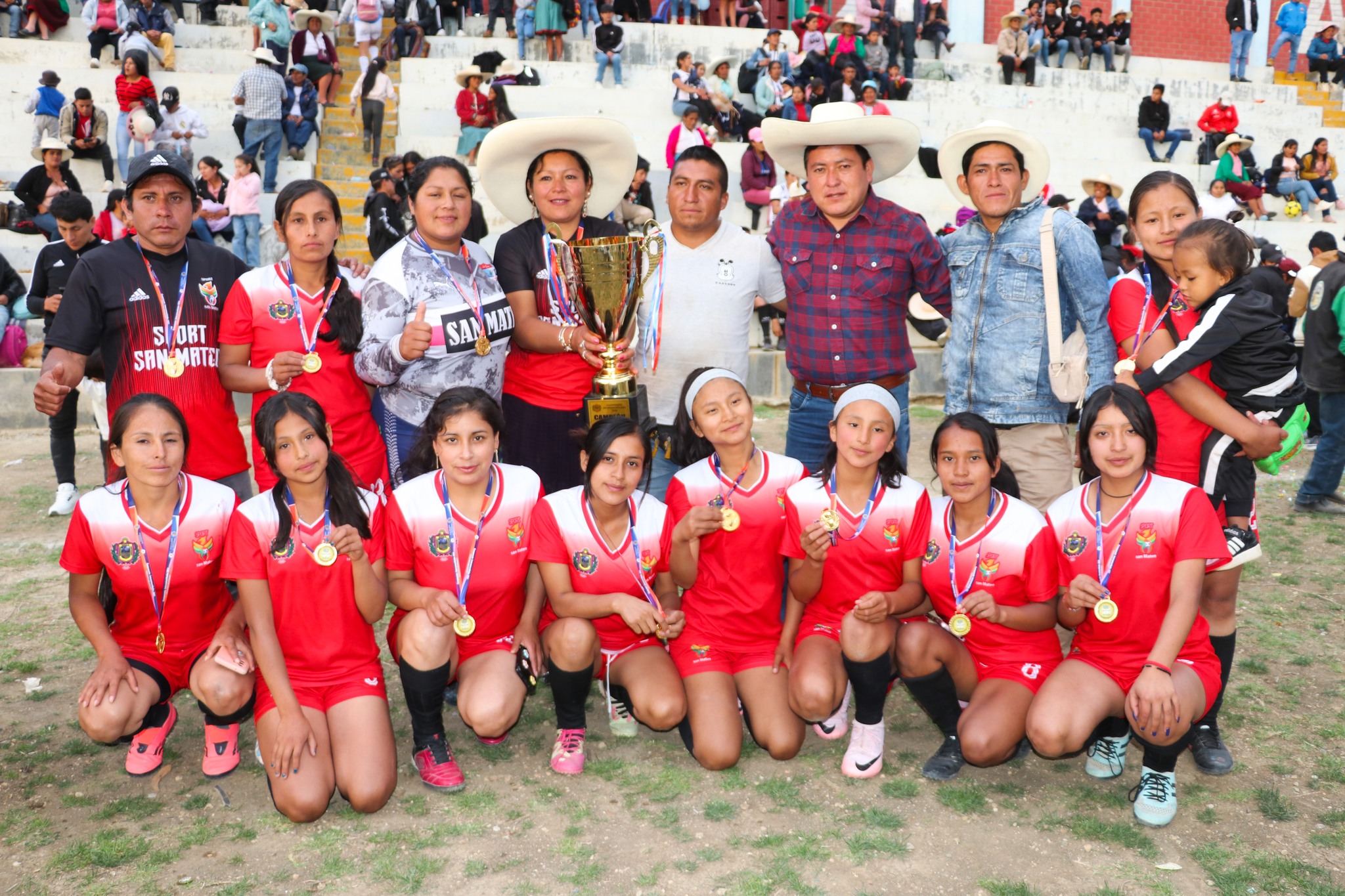 Sport San Mateo Campeón Distrital del Fútbol Femenino Sartimbamba 2024