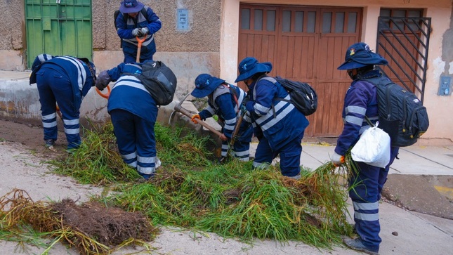 Municipalidad de Puno realiza intervenciones de limpieza en distintos puntos críticos de la ciudad