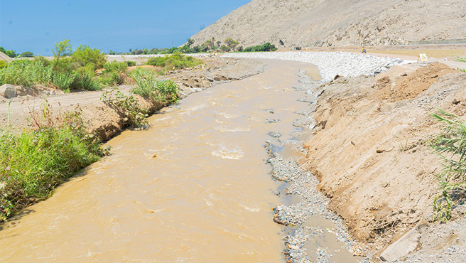 Monitoreando el estado situacional del río Huarmey