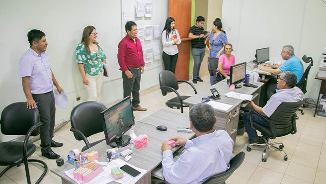Área de la Municipalidad de Huarmey