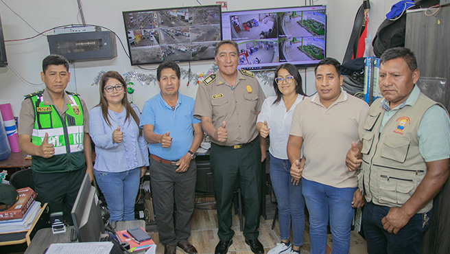 Municipalidad y la Policía Nacional del Perú por la mejora de la seguridad ciudadana.