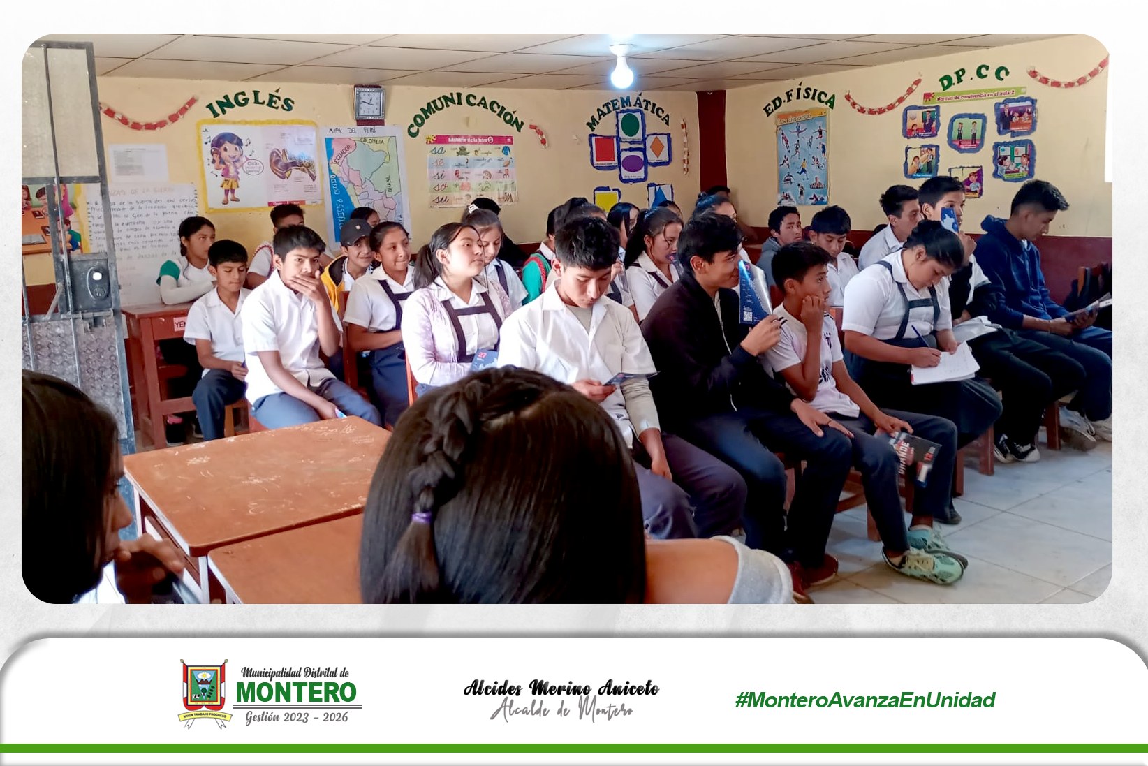 Taller Técnico Productivo en la I.E Nogal