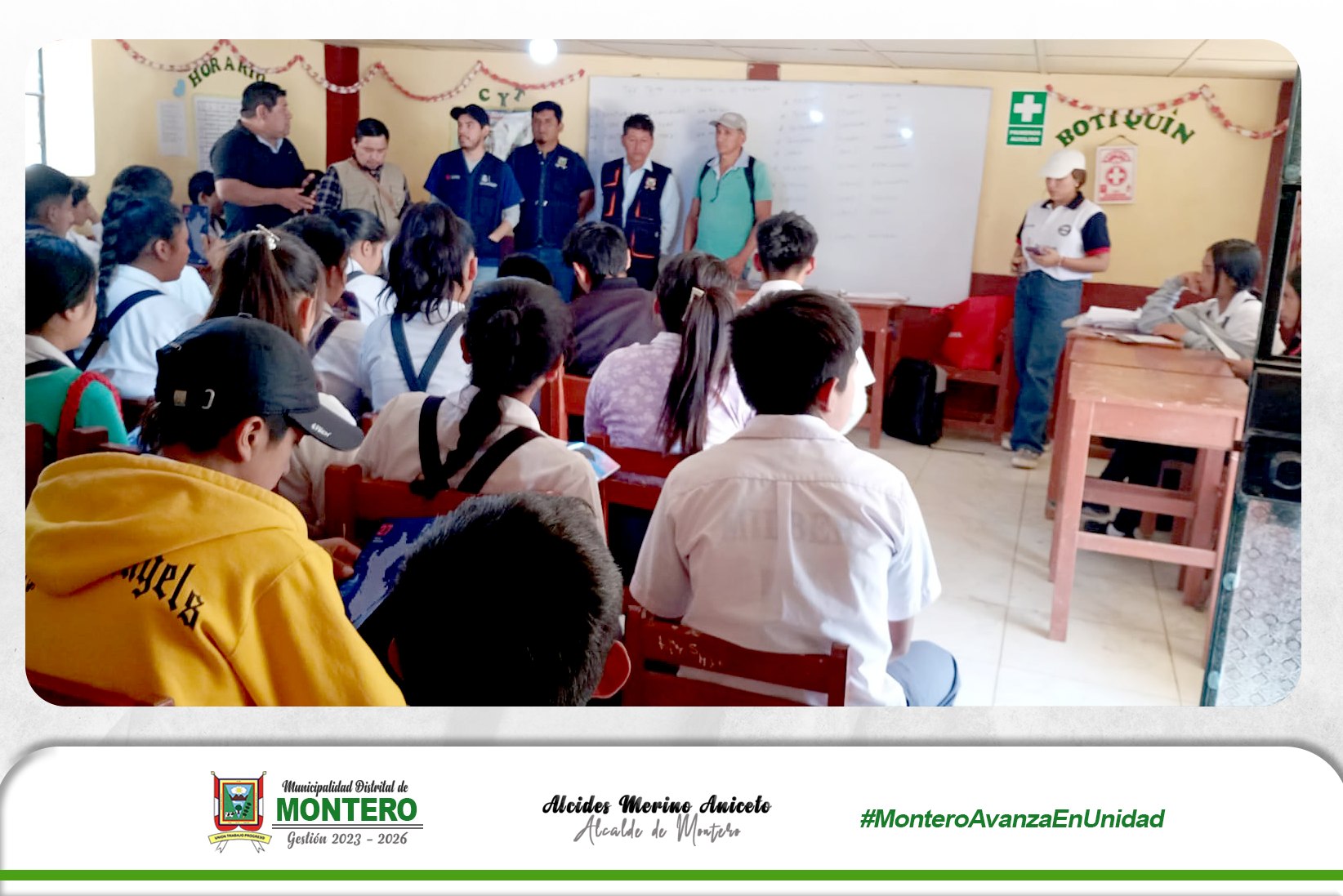 Taller Técnico Productivo en la I.E Nogal
