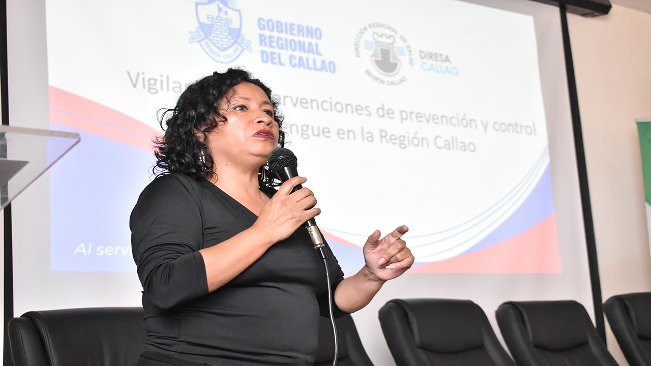 Exposición sobre la situación actual del dengue en el Callao