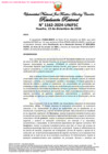 Vista preliminar de documento Resolución Rectoral
