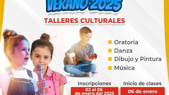FLYER DE TALLERES CULTURALES 