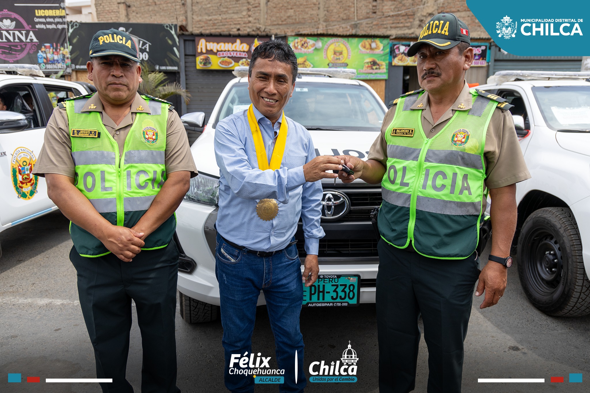Entrega de patrullero