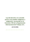 Vista preliminar de documento Ley N° 29785 - Ley del derecho a la consulta previa
