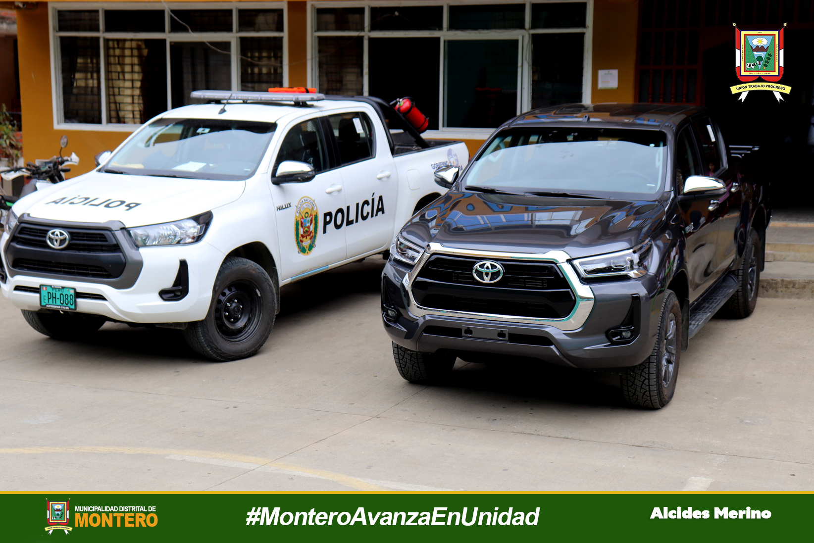 MDM Refuerza la Seguridad Ciudadana con dos Camionetas