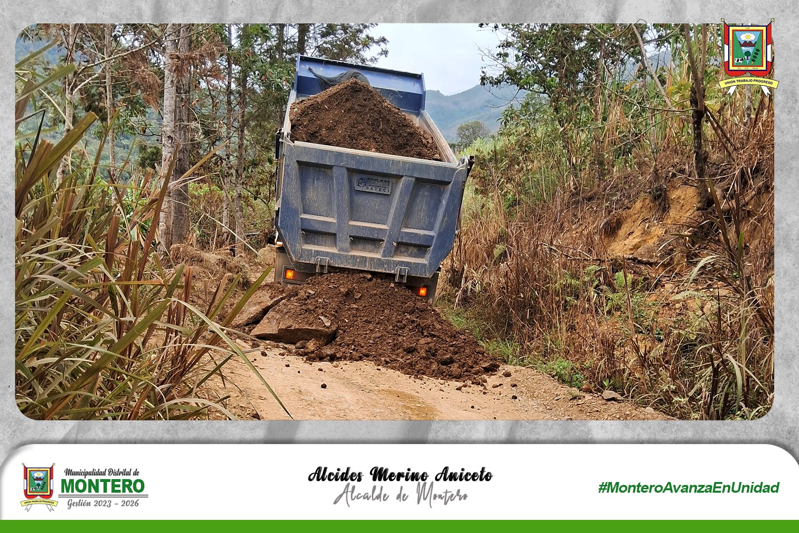 MDM Realiza el Mejoramiento de la Trocha Carrozable Montero - Ayabaca