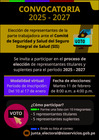 Vista preliminar de documento Difusión - flyer - Convocatoria al proceso de elección de los/las representantes titulares y suplentes de los/as trabajadores/as ante el Comité de Seguridad y Salud en el Trabajo del Seguro Integral de Salud por el periodo 02/2025 – 02/2027