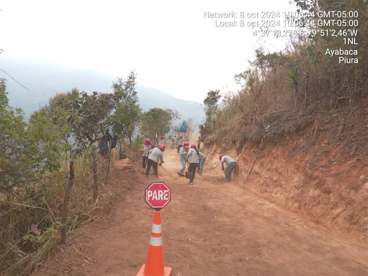 MDM Realiza Trabajos de Mejoramiento de Caminos Vecinales