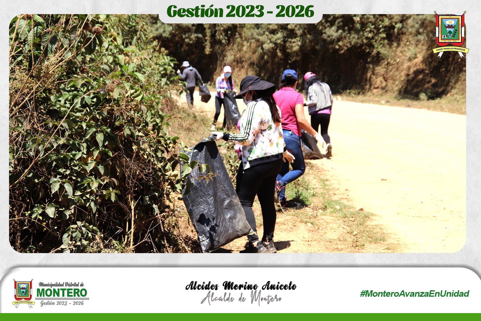 𝐌𝐃𝐌 Realizo una Campaña de Limpieza en el Tramo de la Carretera Paraje -Los Molinos