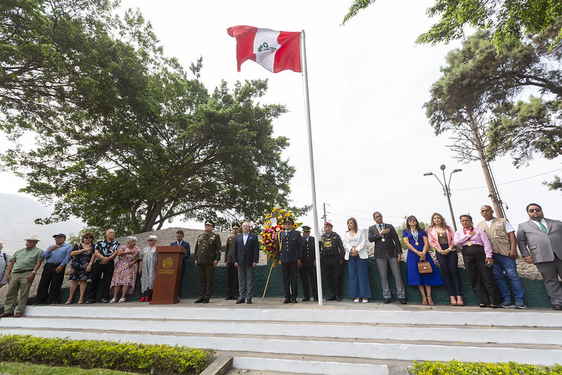 Municipalidad de La Molina rinde homenaje a los valerosos combatientes de la Guerra del Pacífico