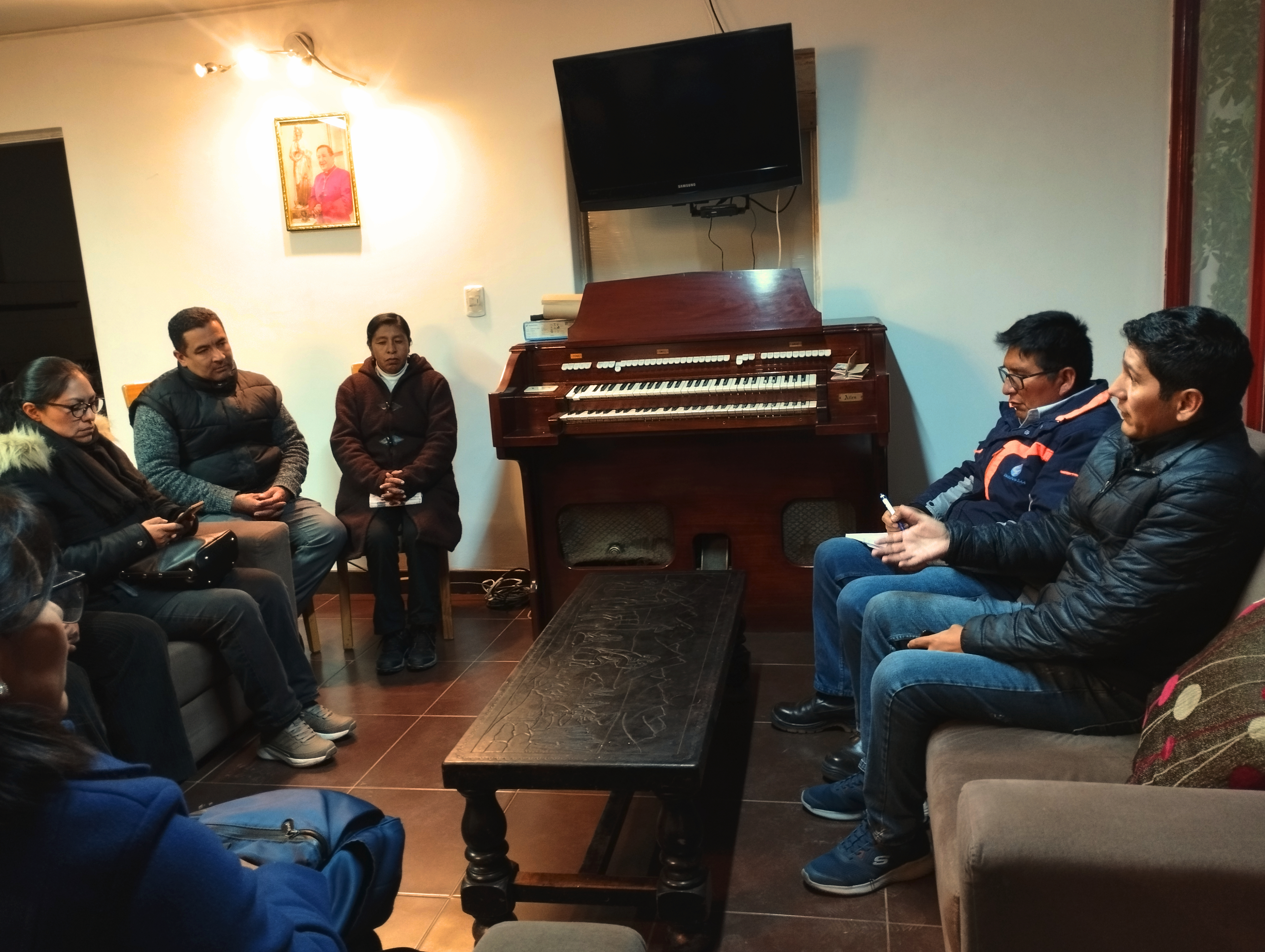 Reunión de coordinación entre ELPU y templo San Juan