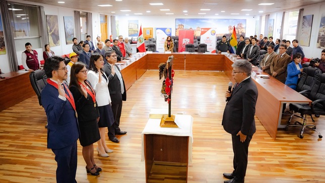 Presidenta de la Corte Superior de Justicia De Cusco juramentó como integrante del Coresec