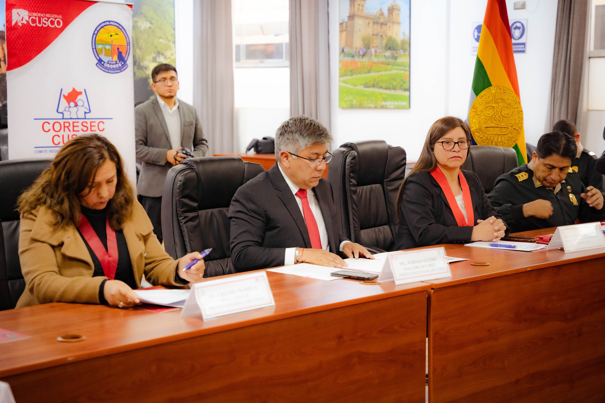Presidenta de la Corte Superior de Justicia de Cusco juramentó como integrante del Coresec