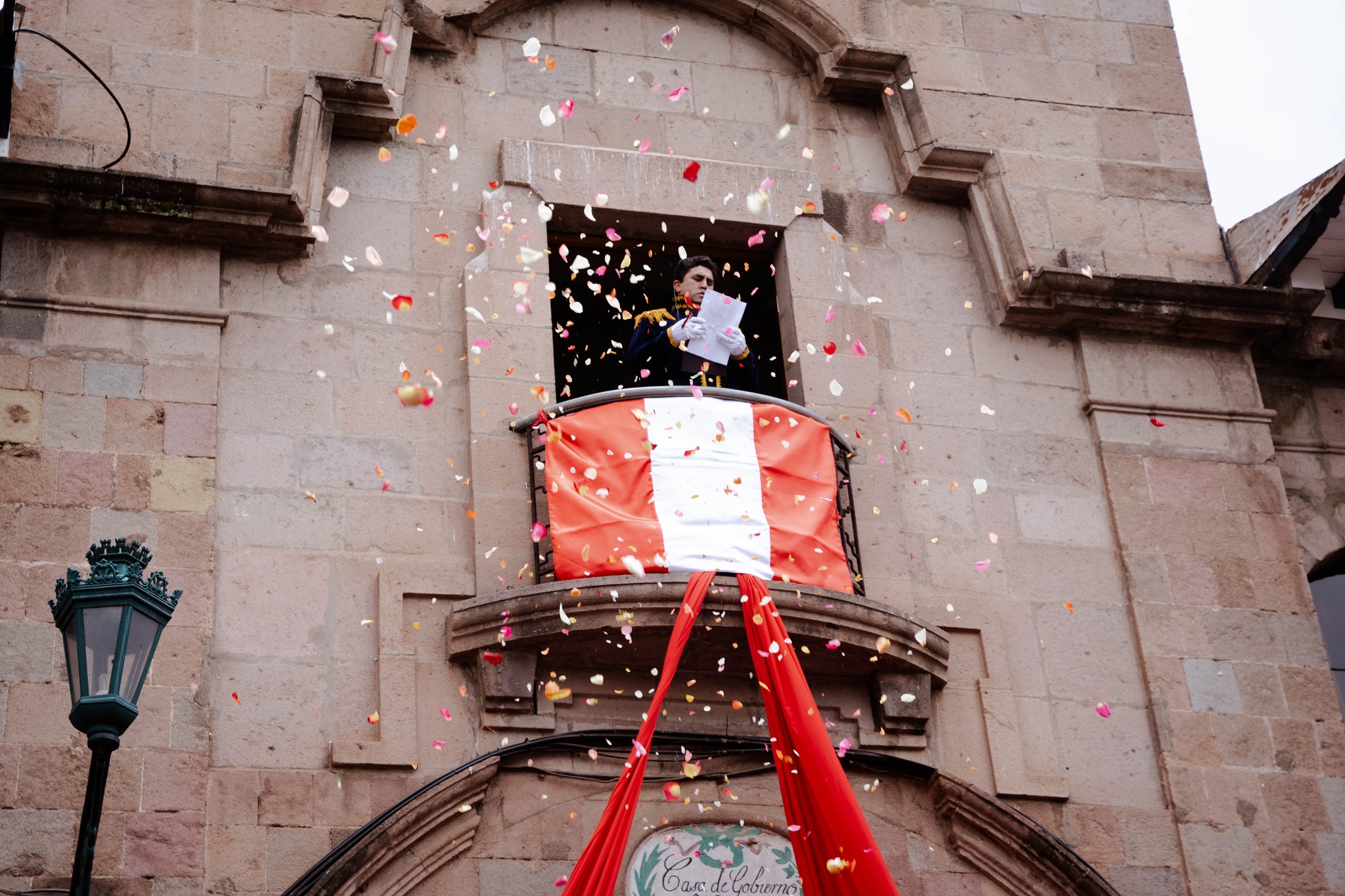 Presidenta de la Corte Superior de Justicia de Cusco participó de la ceremonia por el Bicentenario de la Declaración de la Independencia en el Cusco