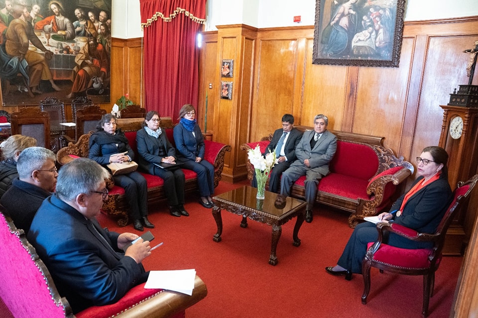 Presidenta de la Corte Superior de Justicia de Cusco recibió la visita protocolar de la junta directiva del Sindicato de Trabajadores del Poder Judicial – Cusco