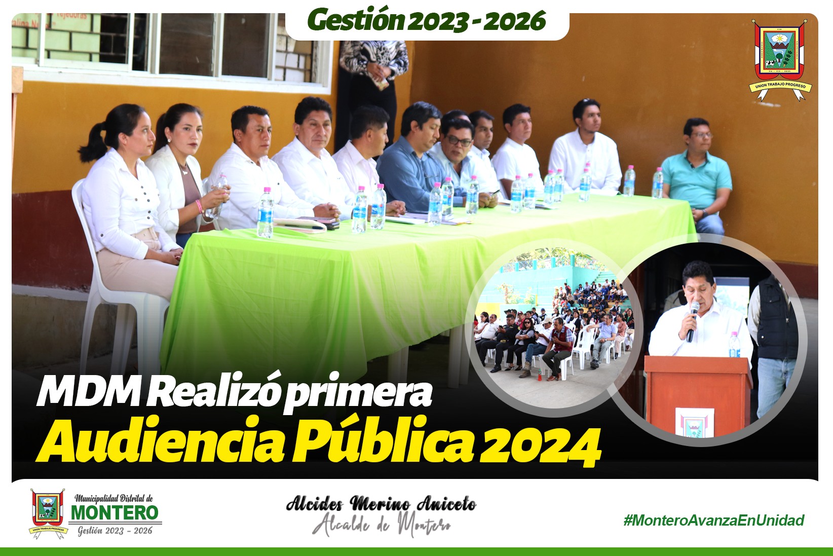 MDM Expone Gestiones y logros en audiencia pública de Rendición de Cuentas 2024