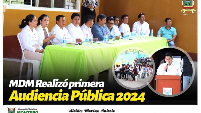 MDM Expone Gestiones y logros en audiencia pública de Rendición de Cuentas 2024