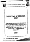 Vista preliminar de documento DIRECTIVA N°004-2025-MDA