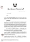 Vista preliminar de documento RM N° 00022-2025-DE (Autorizar viaje al exterior, en comisión de servicio, de la C.F. MONTOYA V.  y del CC  SALCEDO G. a Ecuador)